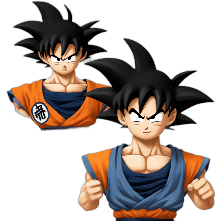 Son goku qui fait le signe ok emoji