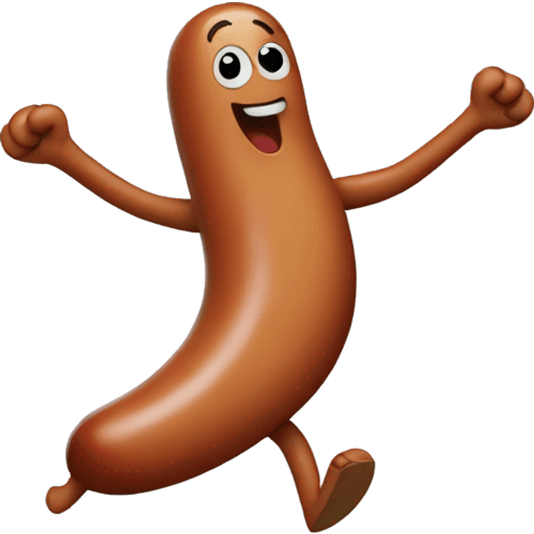 dancing sausage emoji