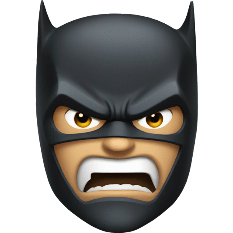 Angry Batman emoji