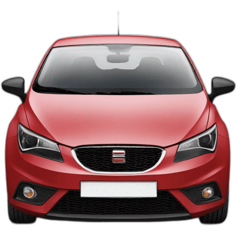 red seat ibiza 2011 front emoji