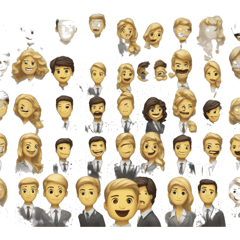 Business people amount emoji