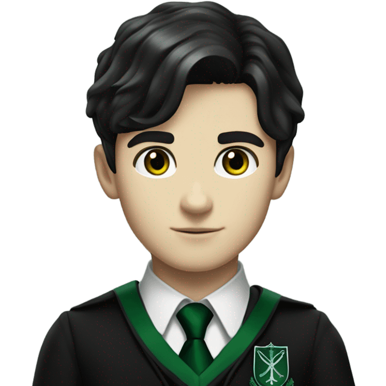 tom riddle in slytherin uniform realistic emoji