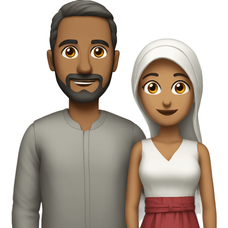 Pareja de musulmanes emoji