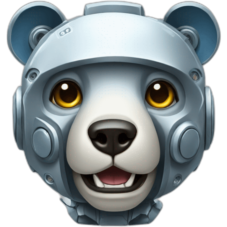 robot bear emoji