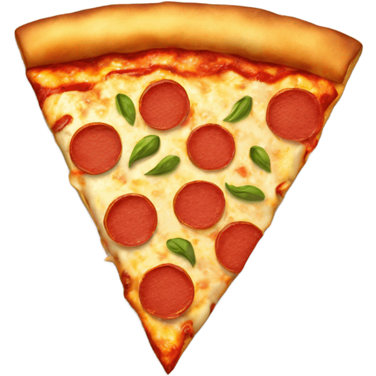 Hungry pizza emoji