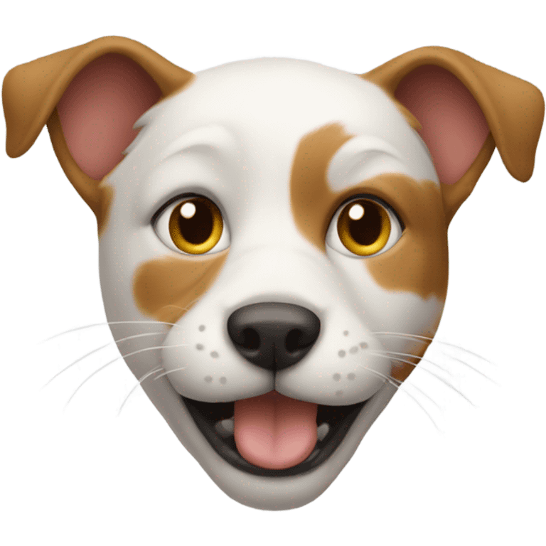 Cat with dogs head  emoji