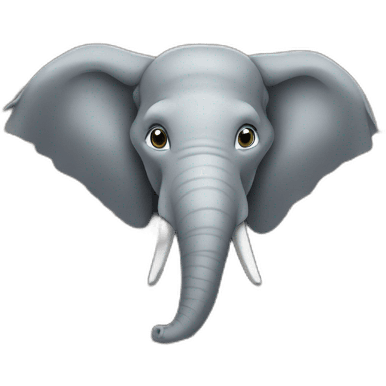 Elephant in movie theater emoji