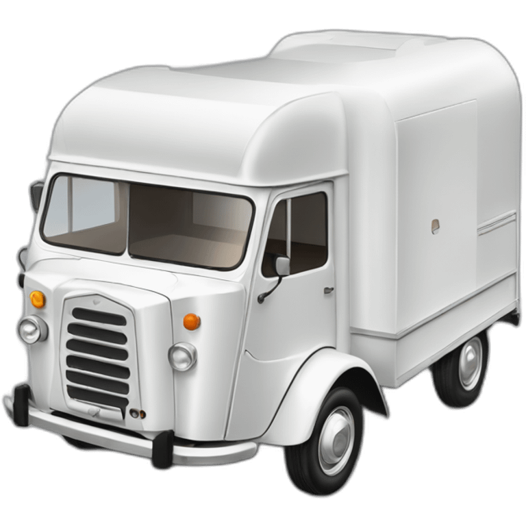 70s citroen aluminium coffee truck emoji