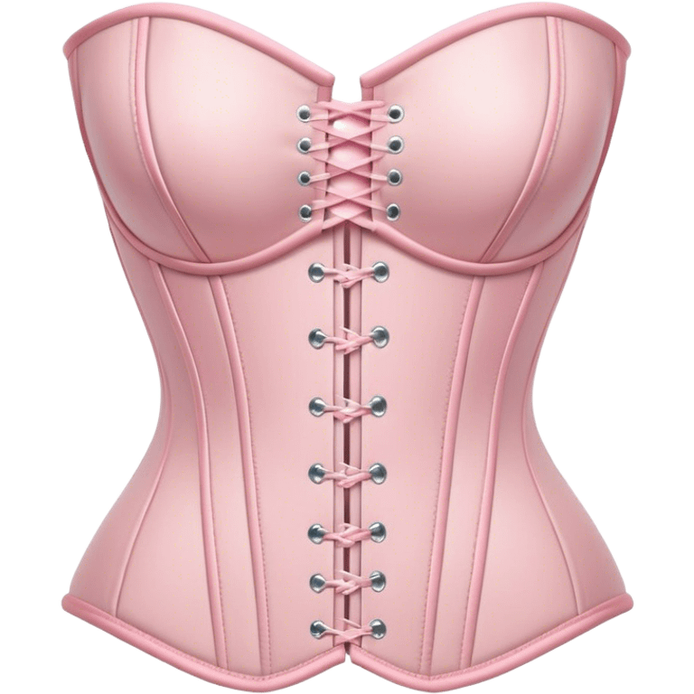 Pastel pink corset  emoji