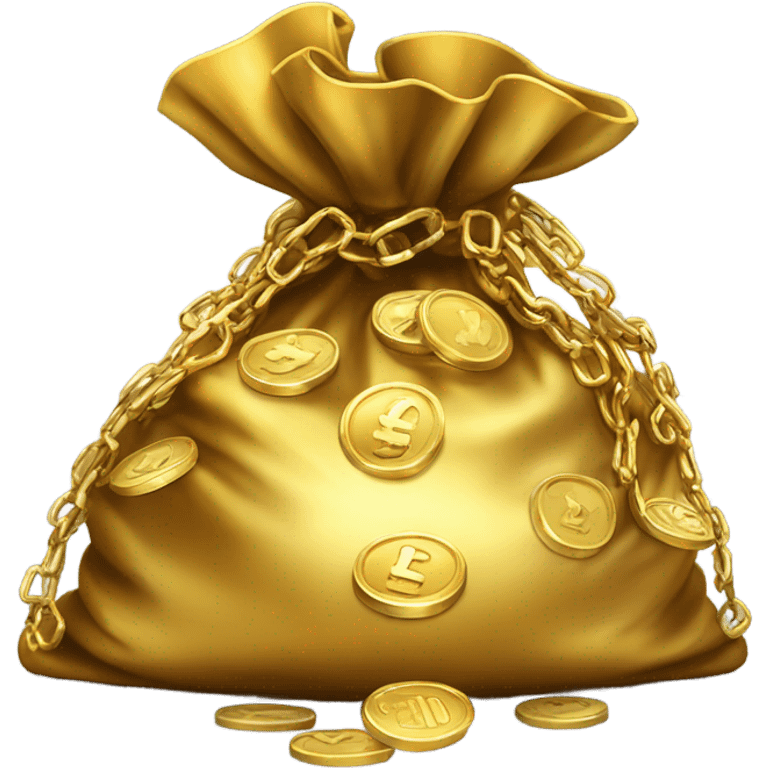 gold money bag emoji