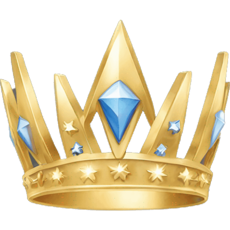 Wonder womans' tiara, like the movie, and in gold emoji