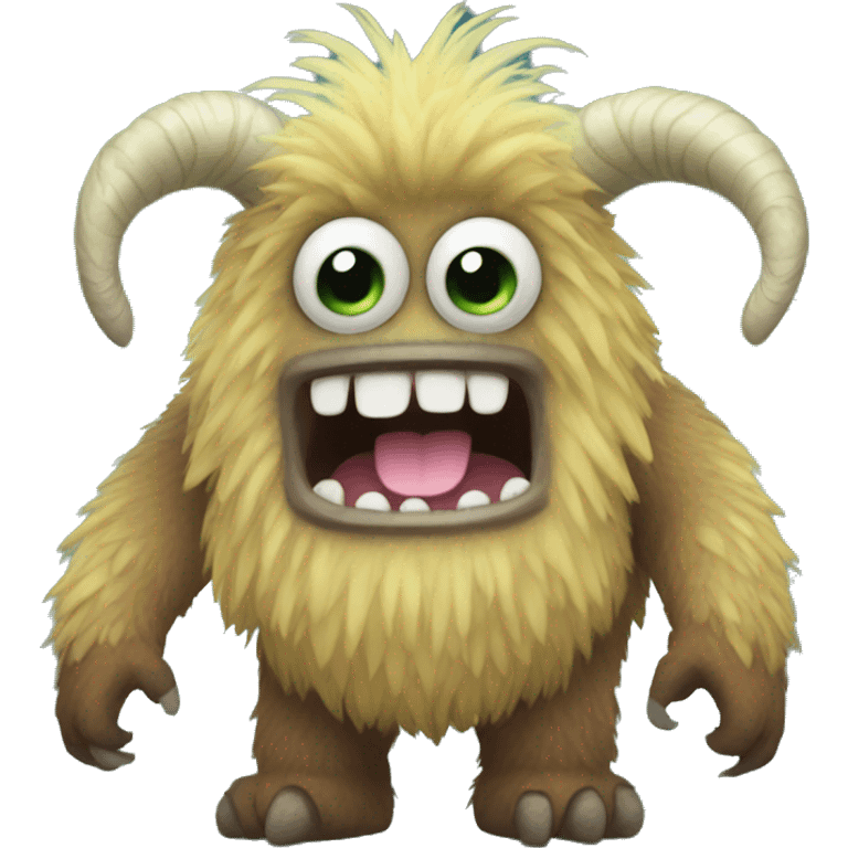 Mammott from my singing monsters  emoji