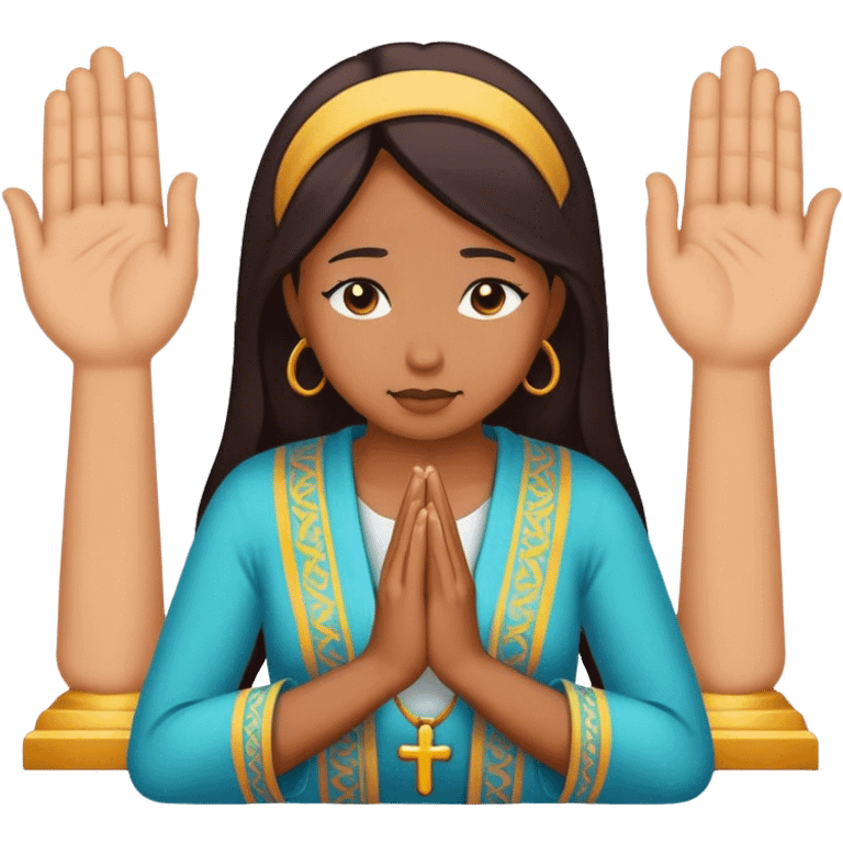 women praying  emoji