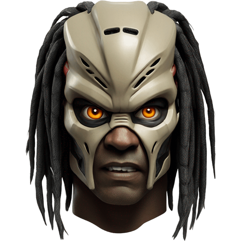 The Predator hyper realistic full front view emoji