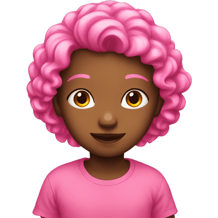 Pink cute emoji