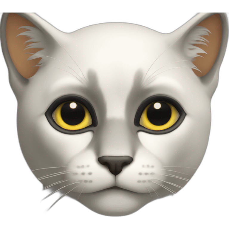 Chat Noir tache blanche  emoji