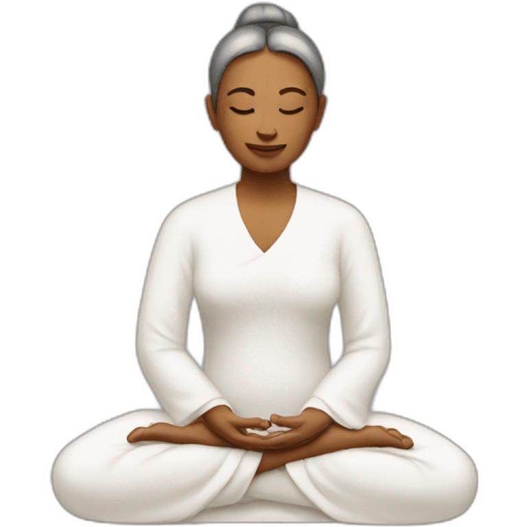 Amma meditation emoji