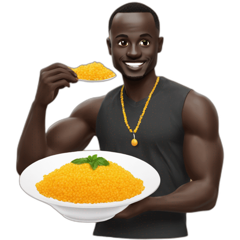 Sadio mane eat couscous emoji