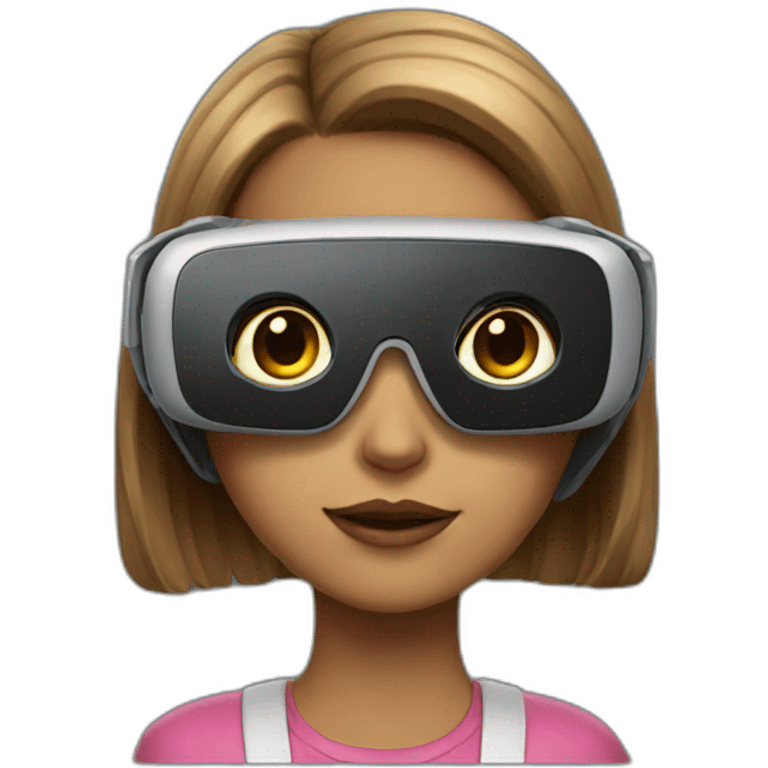 girl in vr glasses emoji