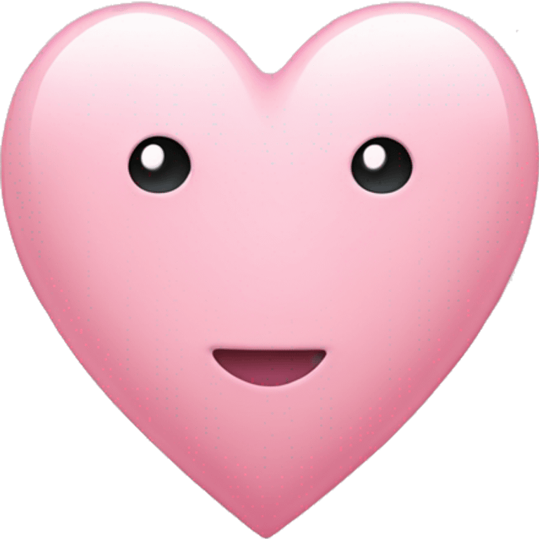 Light pink heart emoji