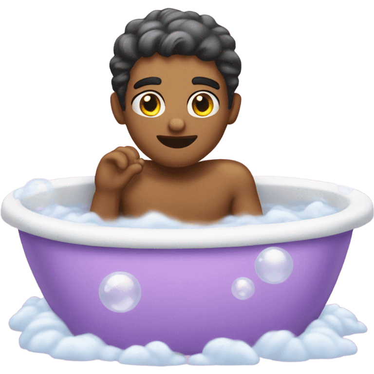 Bubble bath emoji