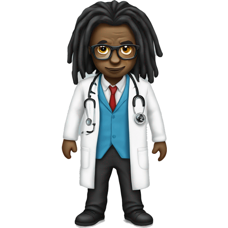 lil wayne dressed as doctor flow emoji