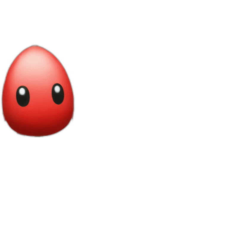 Red Pikmin with flower nintendo emoji