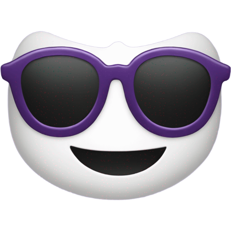 sunglasses with eggplants  emoji