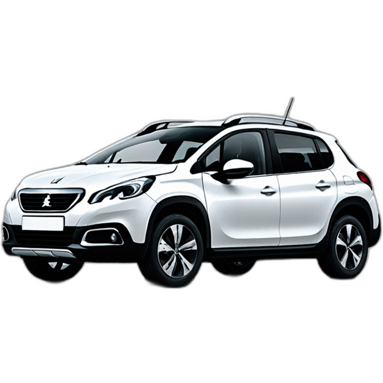 Peugeot 2008 White emoji