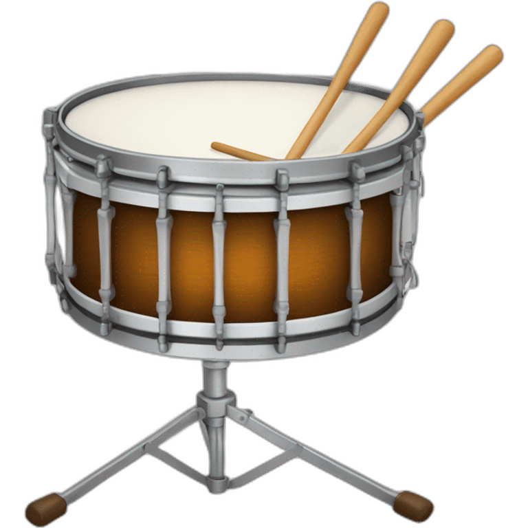 snare drum with drumsticks emoji