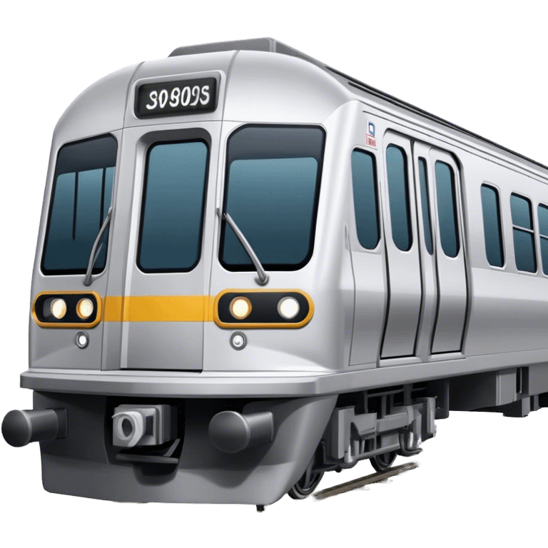 Subway Train (NYC) - Bombardier (Model Year: 2021) (Iconic colour: Silver) emoji