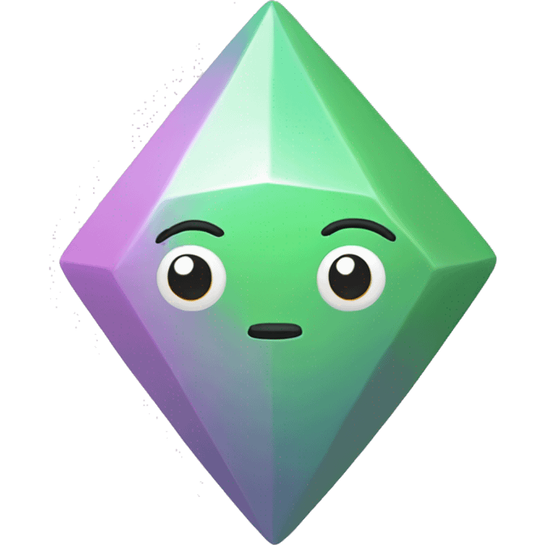 Pastel plumbob sims emoji