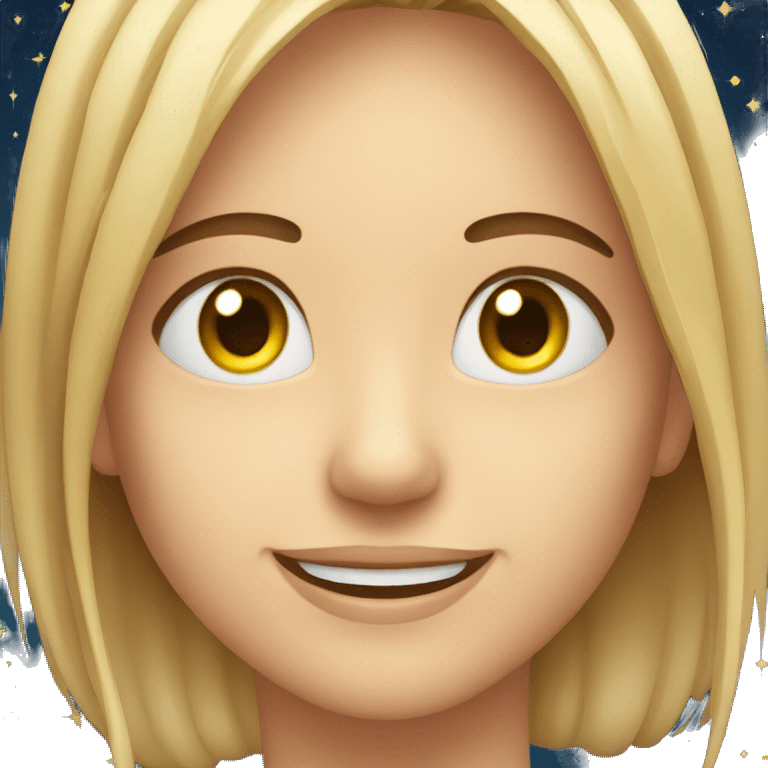 Rosto sorridente com olhos de estrelas emoji