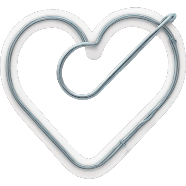 paper clip heart  emoji