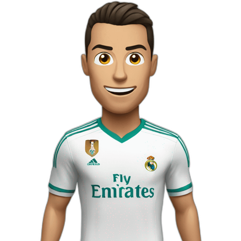 Cristiano Ronaldo amazed emoji