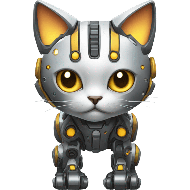 Cat mecha emoji