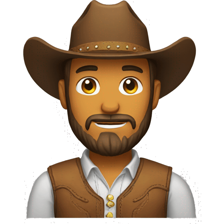 cowboy with beard emoji