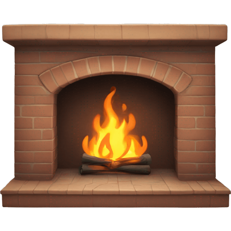 Cozy fireplace emoji