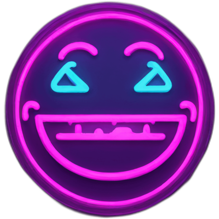 Neon sign emoji