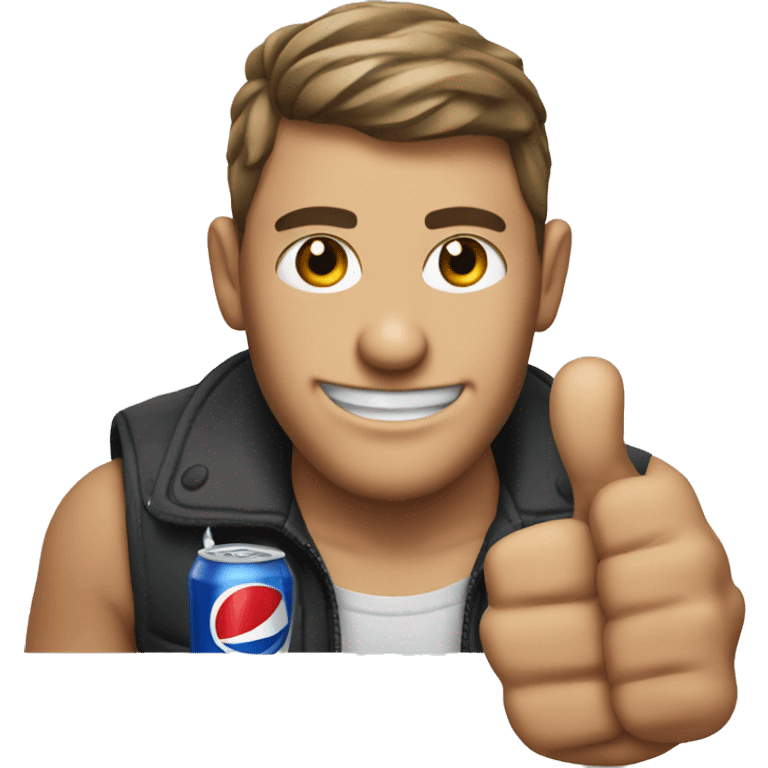 a men face with thums up emoji