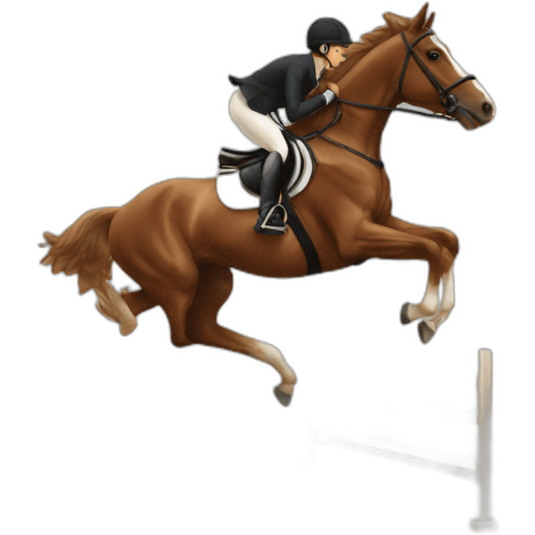 horse jumping emoji