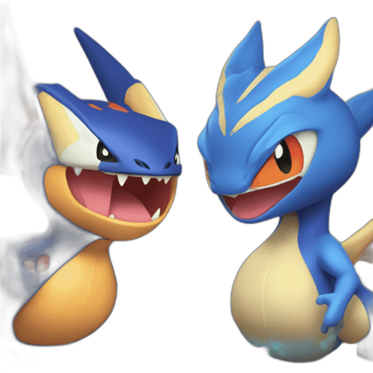 Greninja vs charizard emoji