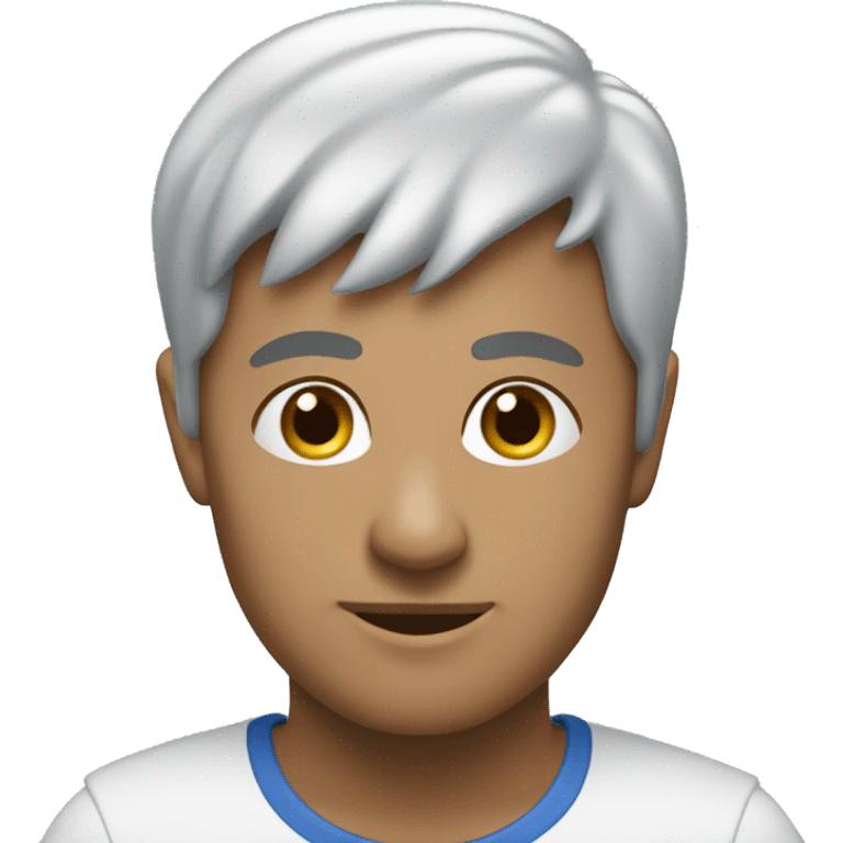 Ronde punaise bleu emoji