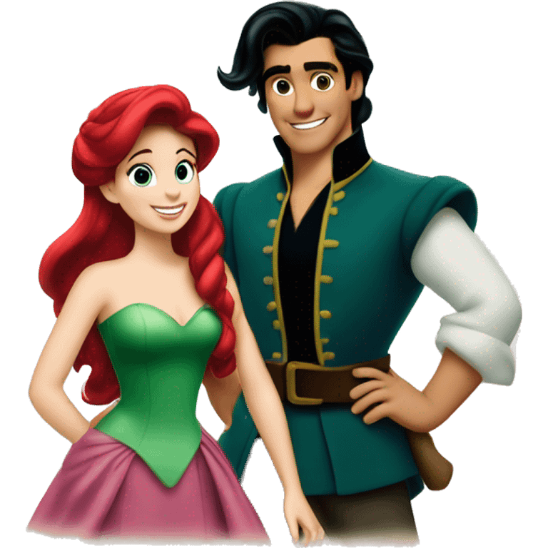 Prince Eric and Ariel emoji