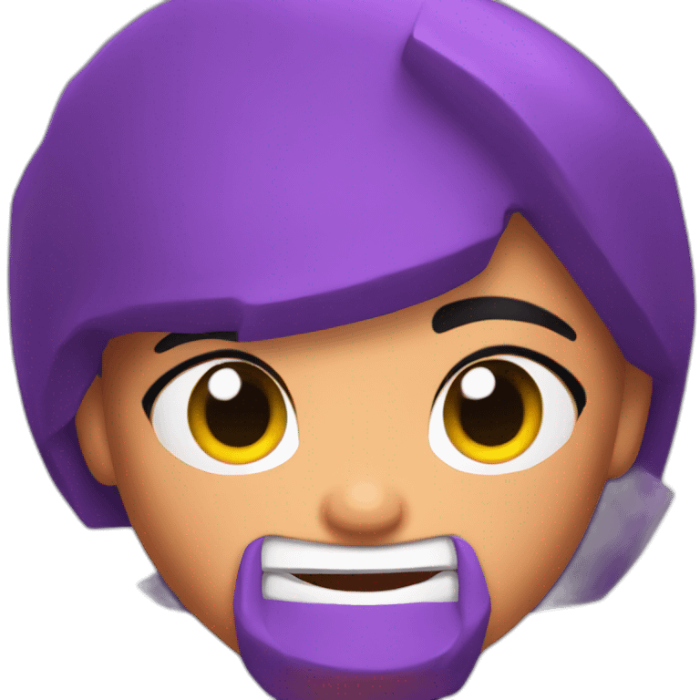 shelly in brawl stars emoji