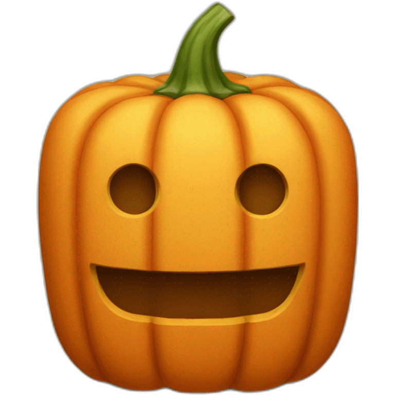 square pumpkin emoji