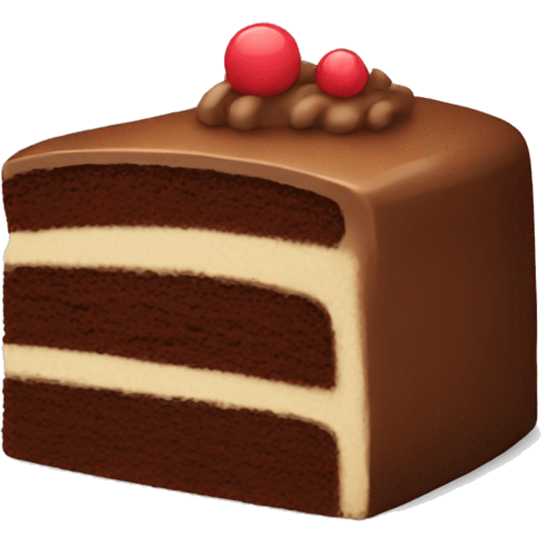 Brown cake emoji