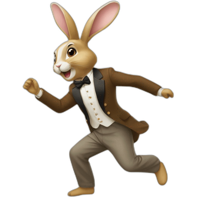 Lapin danse emoji