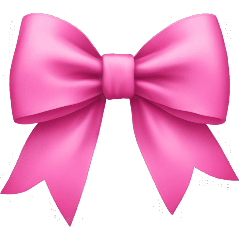 Pink big bow emoji