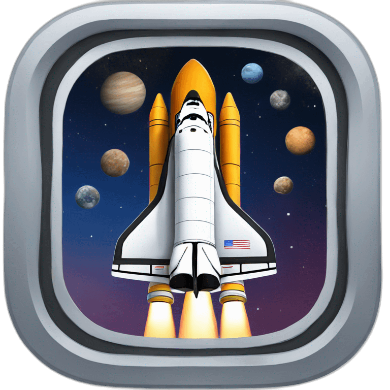 Space Shuttle emoji